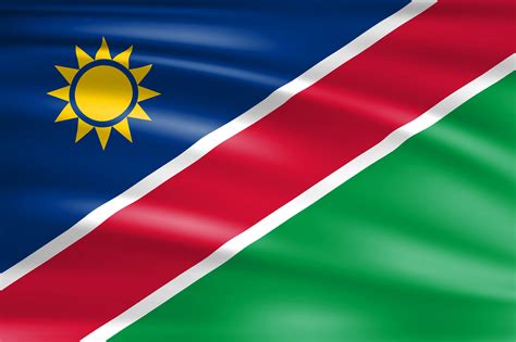flagge namibia bilder
